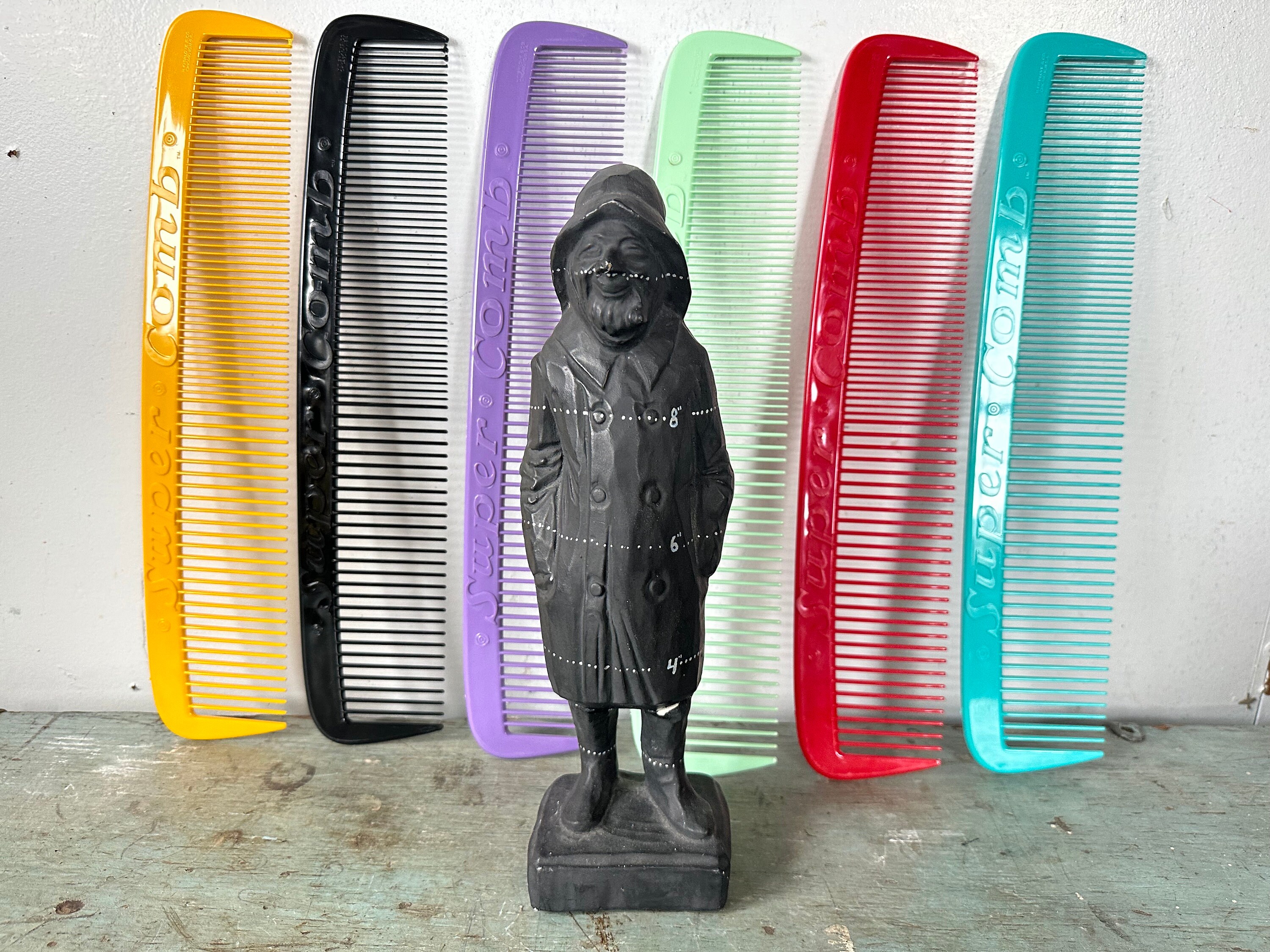 Super Comb Vintage New Old Stock 1960s SUPER COMB - Hairdresser Barber Gift - XL ...