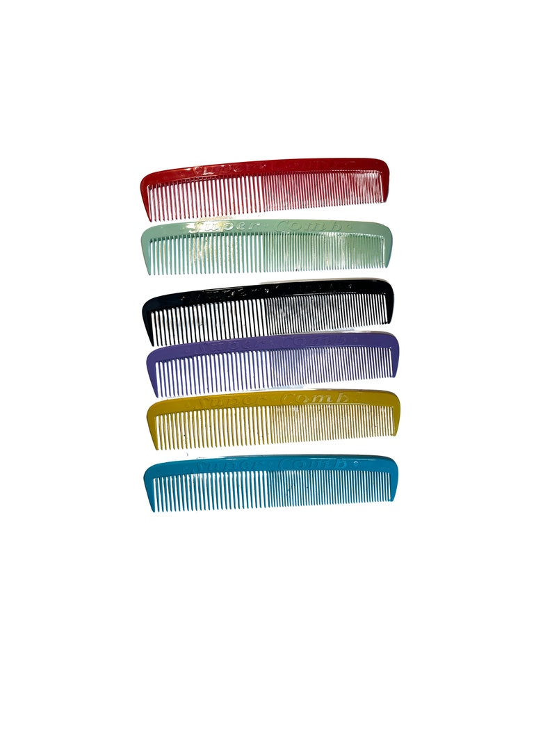 Super Comb Vintage New Old Stock 1960s SUPER COMB - Hairdresser Barber Gift - XL ...