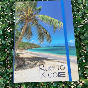 Puerto Rico Beach Image Notebook.