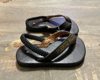 Sandalias Niña Puerto Rico Piel Sintética Chanclas.