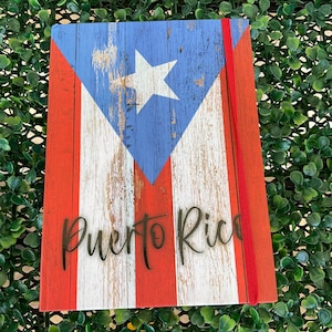 Puerto Rico Flag Image Notebook
