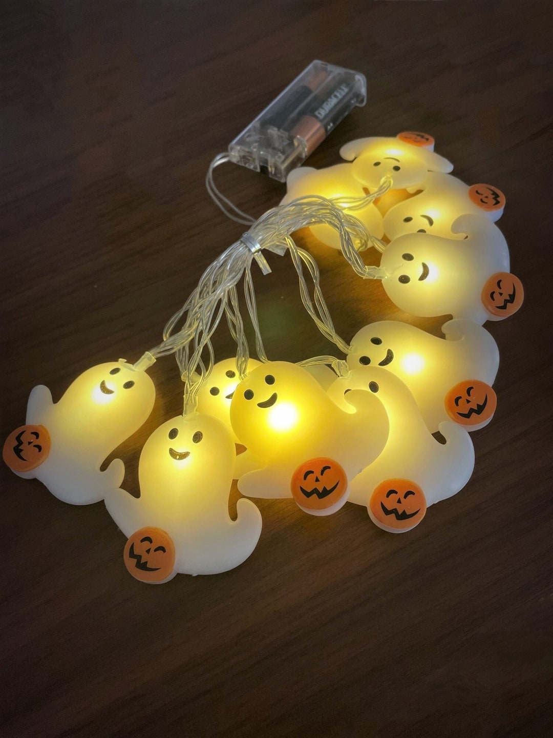 Halloween Ghost Lights Halloween Garland Halloween Lights Etsy