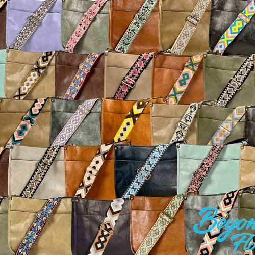 Woven Messenger Bag Strap Guitar Strap for Purse Adjustable Etsy