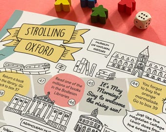 OXFORD board game map