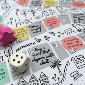 FALMOUTH board game map