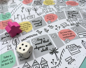 FALMOUTH board game map