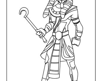 Download Egypt Coloring Book Etsy