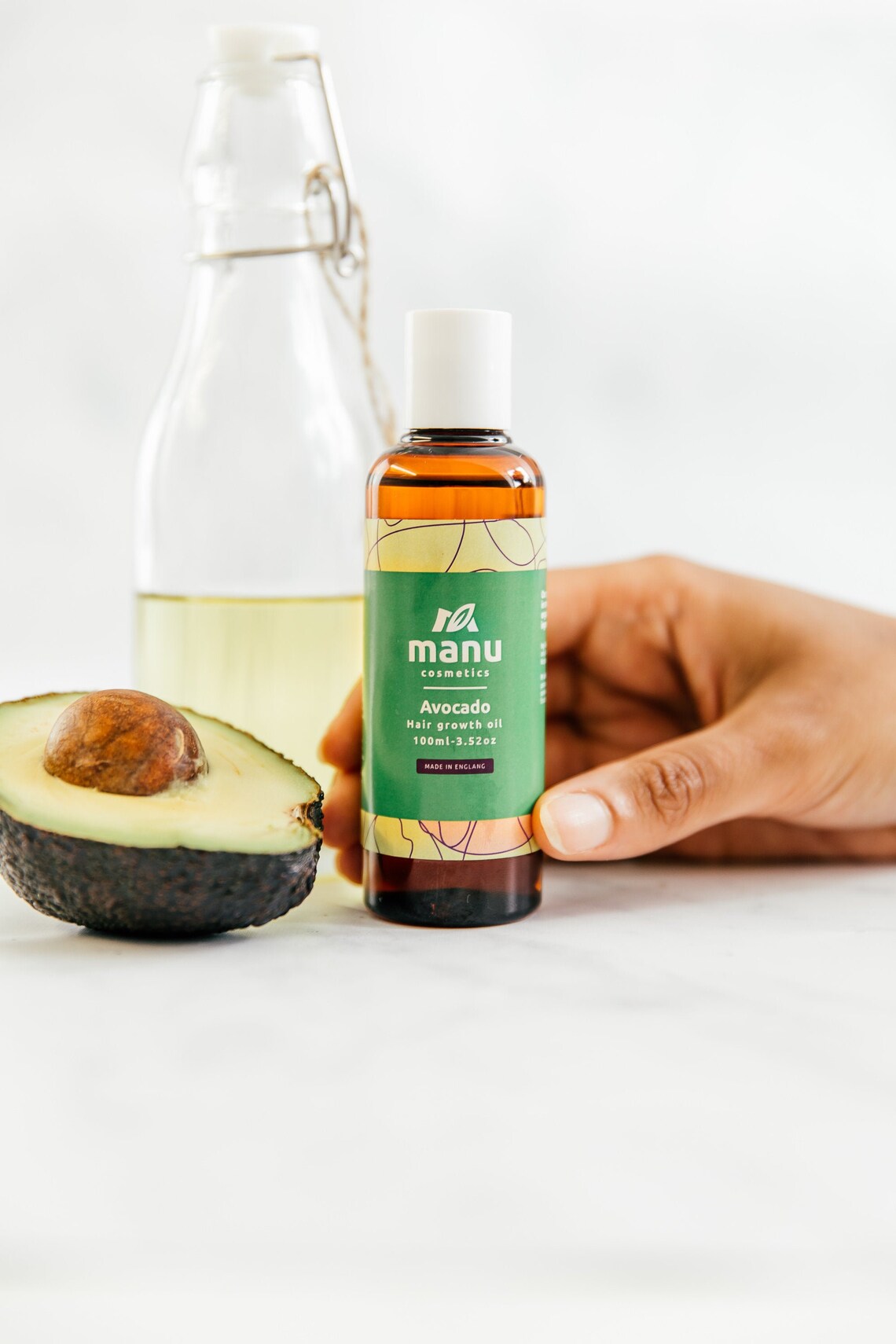 Avocado Growth Hair Oil by Manu Cosmetics Etsy UK