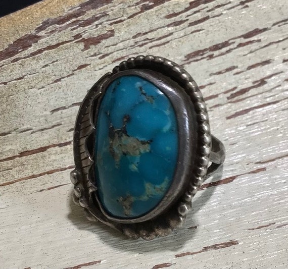 Sterling Silver Mountain Mexico Turquoise Holly R… - image 3