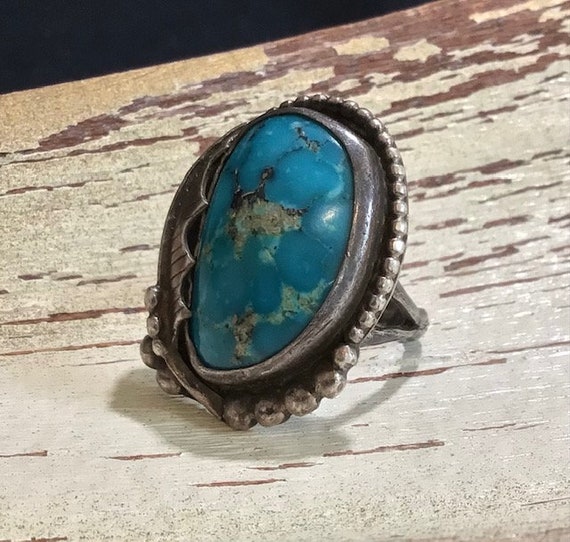 Sterling Silver Mountain Mexico Turquoise Holly R… - image 6
