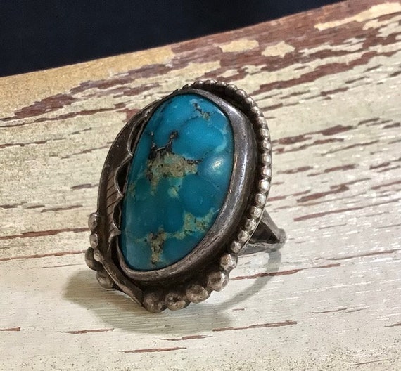 Sterling Silver Mountain Mexico Turquoise Holly R… - image 4