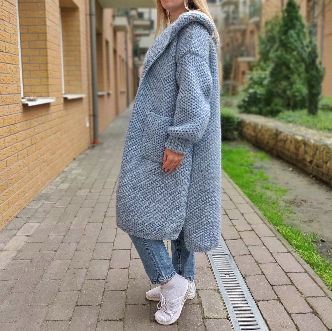 Damen Strickjacke Strickjacke Mit Kapuze Esprit Edc By Esprit