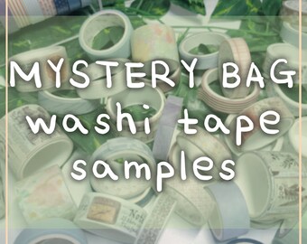 Washi Sample Grab Bag | Washi Tape Mystery Bag | Random Washi Samples