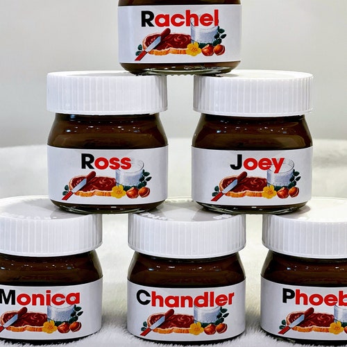 Personalized Mini Nutella Glass Jars Favors Unique & Etsy Canada