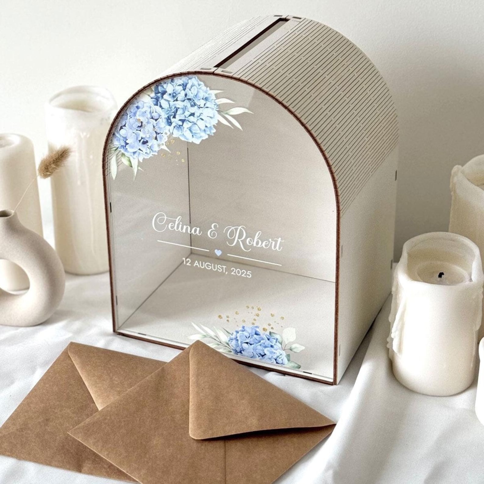 Acryl Kartenbox Hochzeit