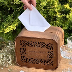 Boîte pour cartes de mariage avec fente, boîte à souvenirs de mariage, boîte-cadeau de mariage rustique, Hochzeit Kartenbox, Boîte pour cartes de mariage