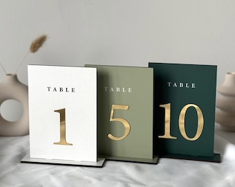 Numero de table mariage, Numeri da tavolo per matrimoni, Numéro table mariage, Segni da tavolo personalizzati
