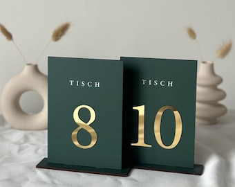 Tischnummern Hochzeit, Bröllopsbordsnummer, Custom Table Sign