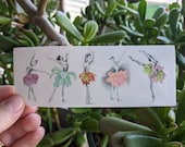 Ballerina Succulents Sticker