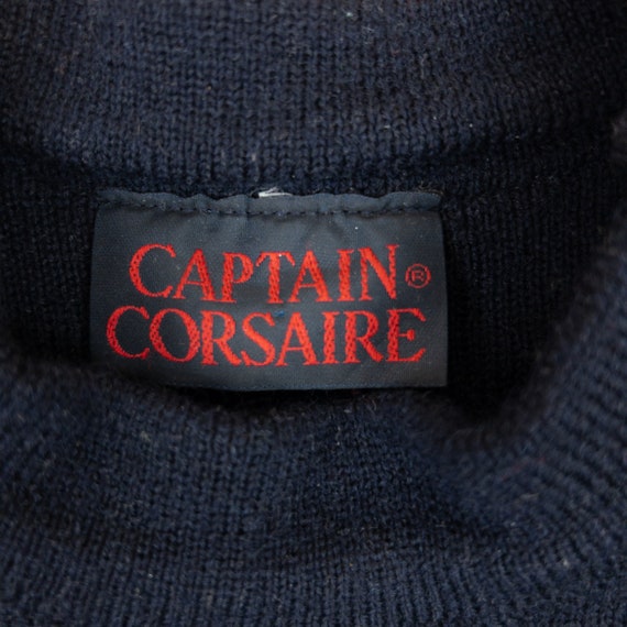 Pull marin en laine Captain Corsaire Etsy France