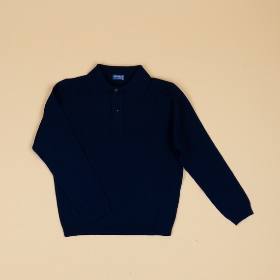 Absorba deadstock navy wool sweater