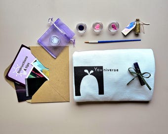 Verf je eigen YOUNIVERSE-T-shirtpakket | Creatief en bewust doe-het-zelfcadeau