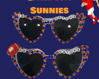 Bedazzled Bling Game Day Sunglasses Bed Party Acceptance Accessories