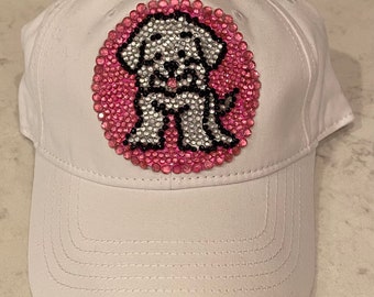 Bedazzled Hat Custom Any College Sorority or Sports Team Bling Hat