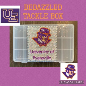 Bedazzled Candy Tackle Box Customized and Personalized