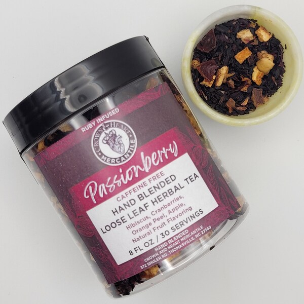Passionberry - Ruby Crystal Infused Herbal Chakra Tea