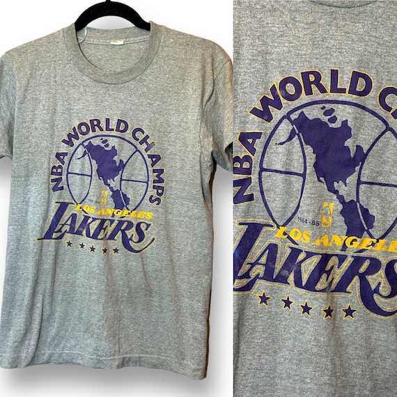 Vintage 80s 1984 to 1985 Back to Back Los Angeles Lakers Vintage 80s 1984 to 1985 Back to Back Los Angeles Lakers