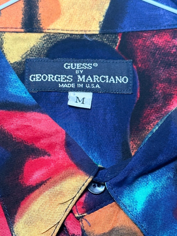 Vintage 80s 90s Guess USA Georges Marciano Abstra… - image 8