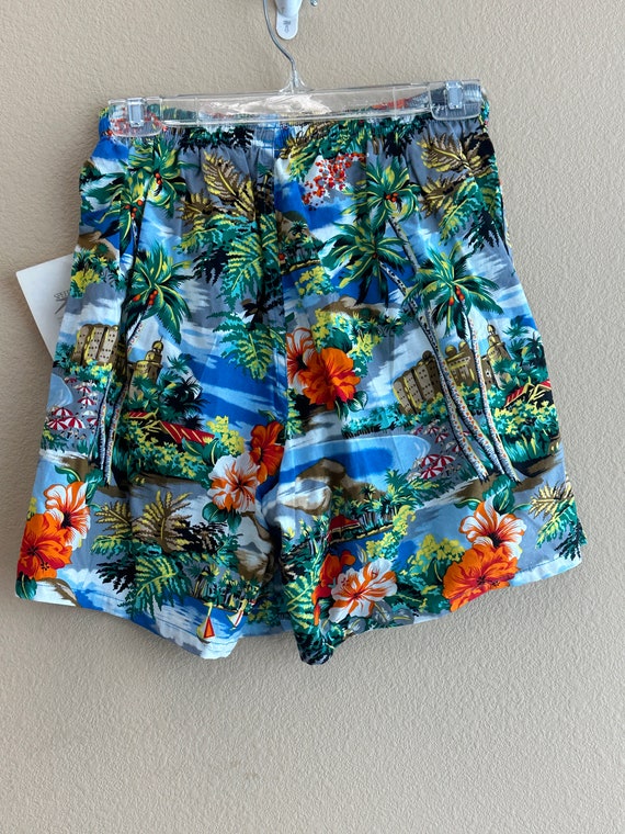 Vintage 90s Deadstock Speedo Hawaiian Tropical Fl… - image 5