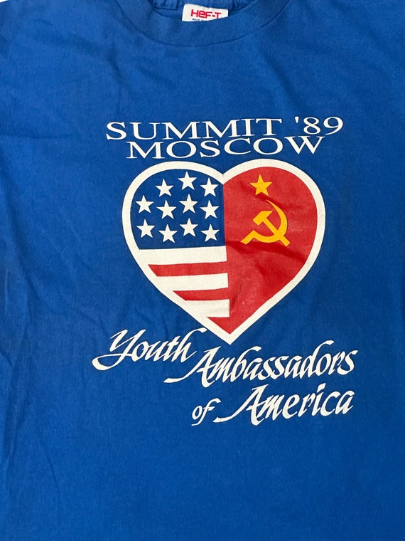 Vintage 80s Summit Moscow Youth Ambassadors of Am… - image 3
