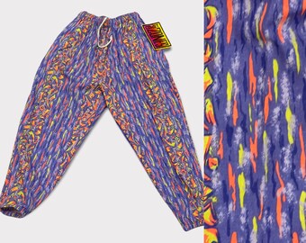 Neon Parachute Pants | Etsy India
