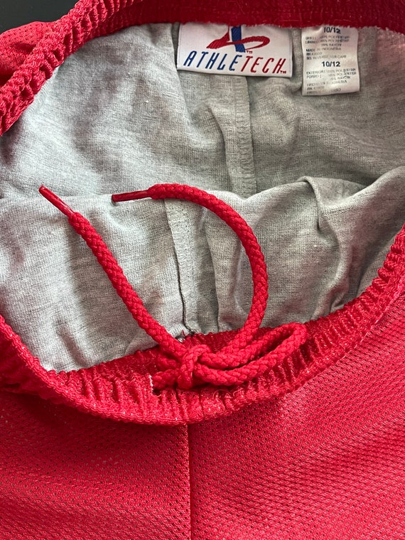 Vintage Deadstock 80s 90s Athletech Mesh Red Gray 2-l… - Gem