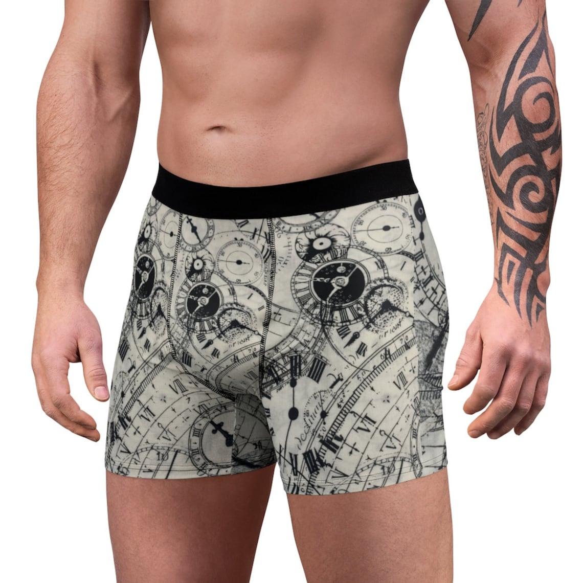 HERREN BOXER BRIEFS Herren Bedruckte Boxer Polyester Etsy