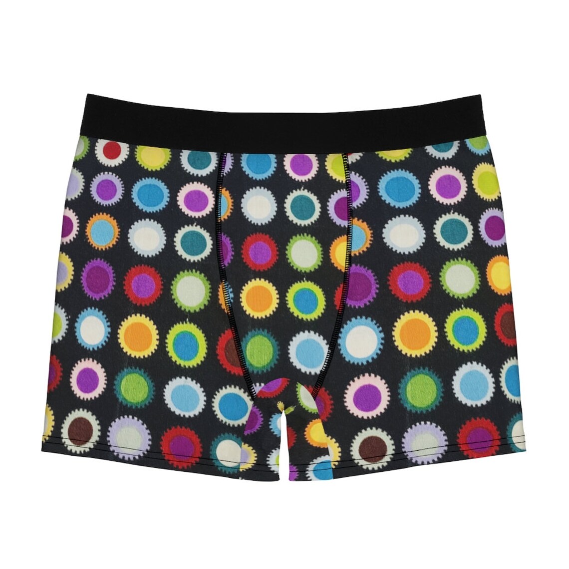 MEN BOXER BRIEFS Men Printed Boxer Polyester Underwear Etsy