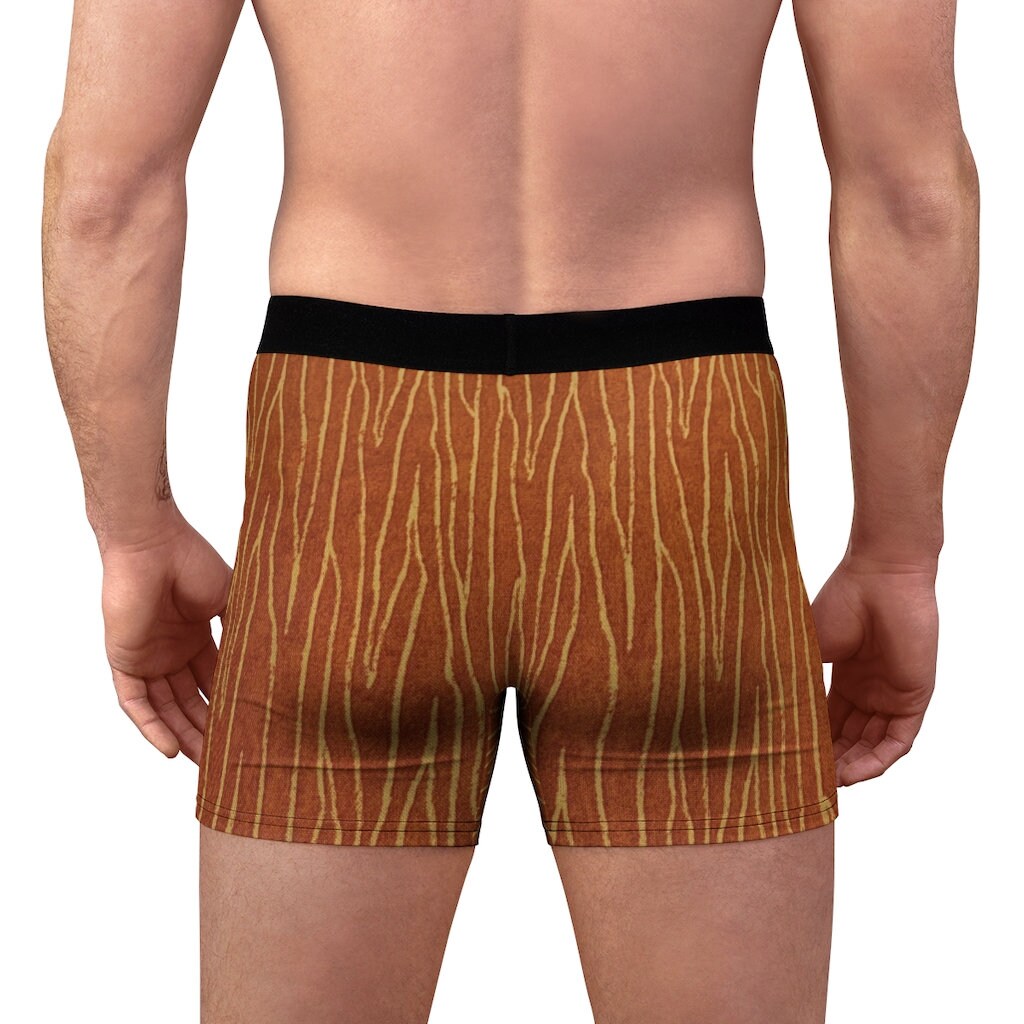 MEN BOXER BRIEFS Men Printed Boxer Polyester Underwear Etsy