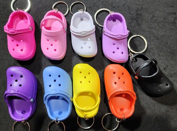 Mini Croc Shoe Key Chain - Etsy