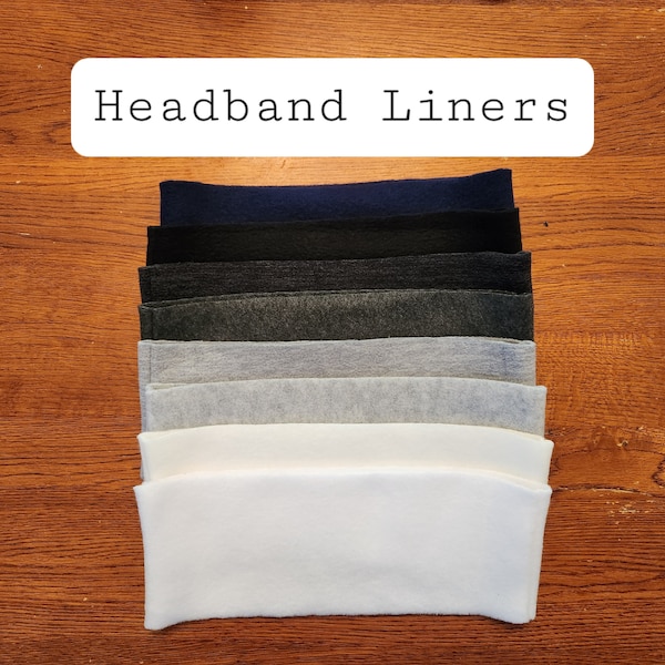 Fleece Headband Liner, Ear Warmer, Hat Liner