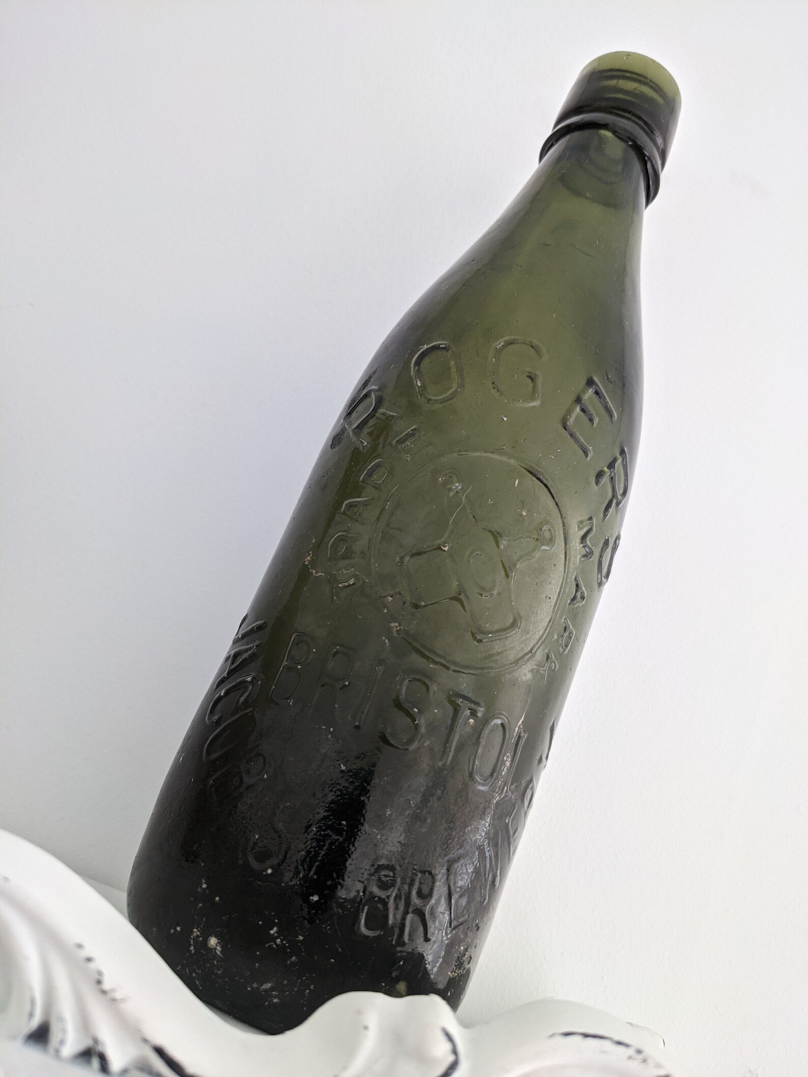 1930 1940s vintage beer bottle Rogers Bristol England Brewery Etsy
