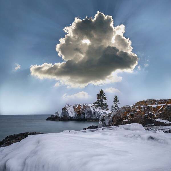 Hollow Landscape Rock Etsy