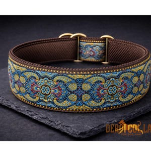 Opvallende martingale hondenhalsband, extra breed (5 cm), zachte voering, verstelbaar, stevig, comfortabel, lichtgewicht - een geweldig cadeau voor honden.
