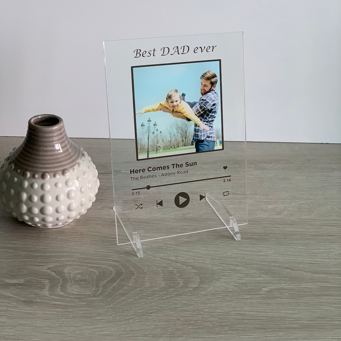 Custom Acrylic Music Plaque Customizable Song Print Etsy