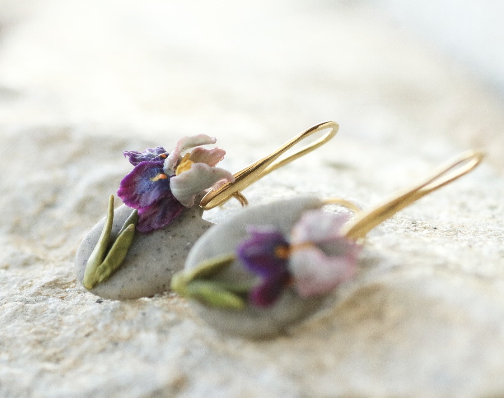 Iris Earrings - Etsy