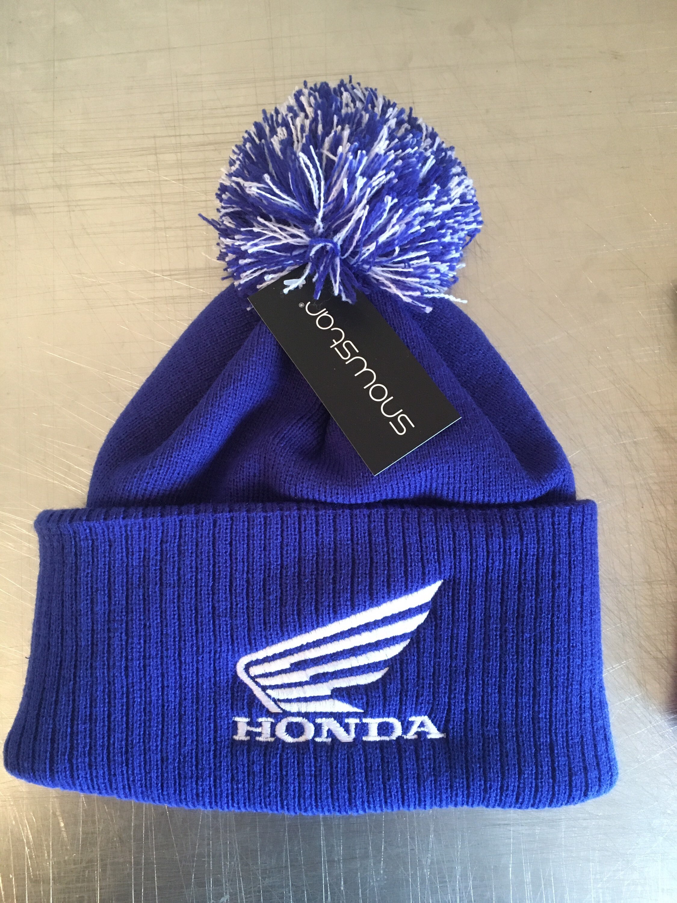 Honda Wings Snowstar Bobble Beanie 