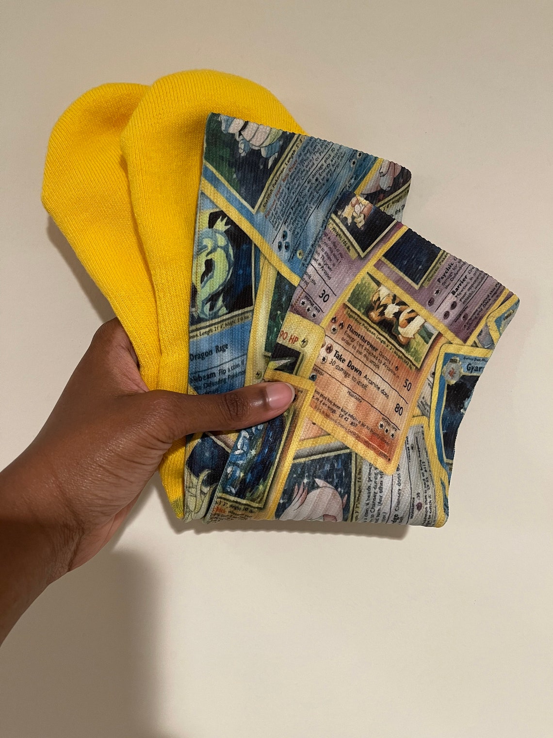 Pokémon cards athletic socks Etsy
