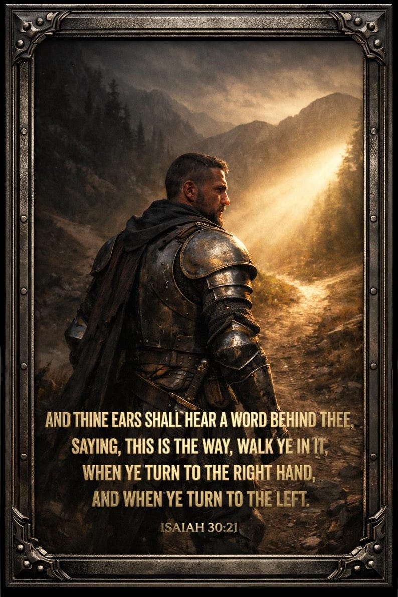 Isaiah 30:21 Digital Download, Christian Wall Poster - Etsy