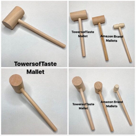 Extra Large Wooden Mallet Hammer Chocolate Breakable Hearts Etsy
